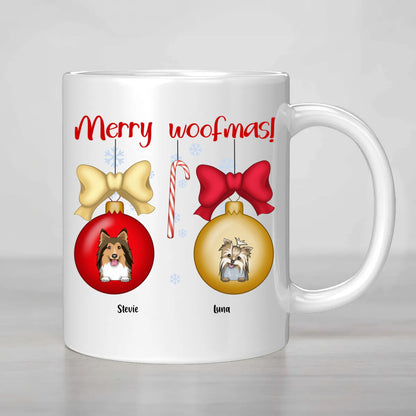 CUSTOMISABLE  Merry Woofmas Mug – Personalized Holiday Cheer for Pet Lovers!