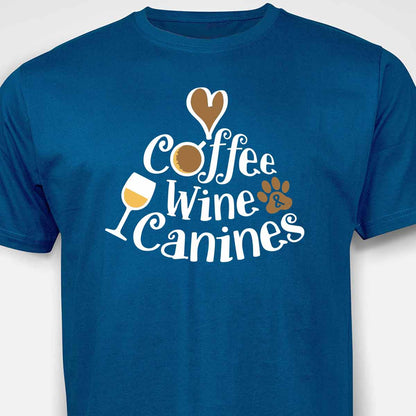 Coffee, Wine & Canines T-SHIRT