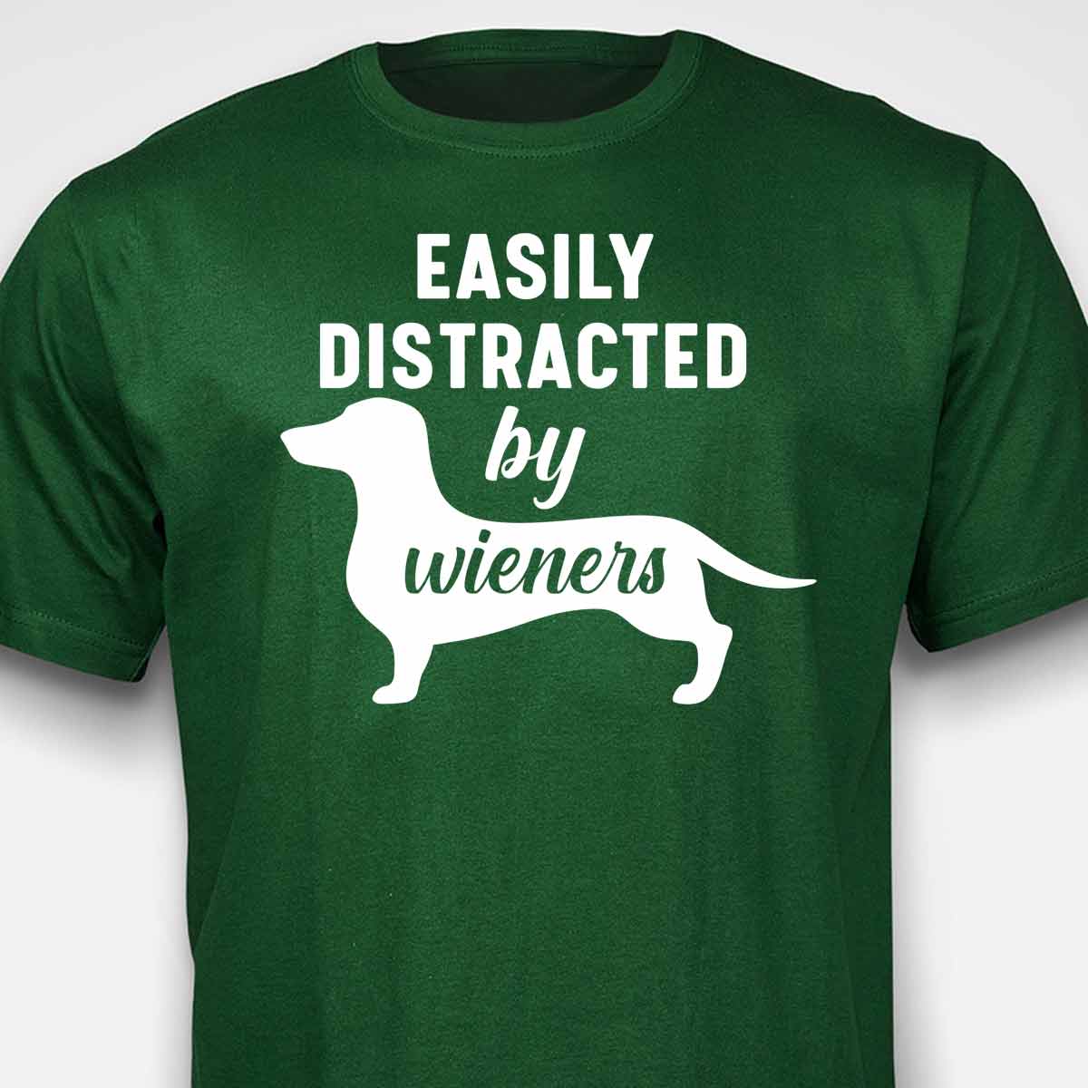 Easily Distracted By Wieners T-SHIRT