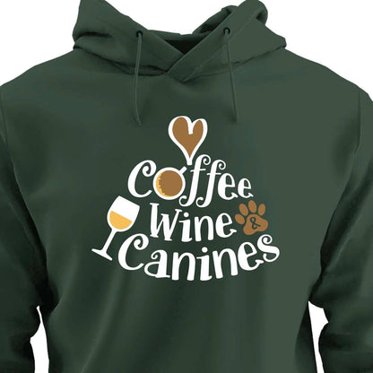 Coffee, Wine & Canines - HOODIE (Unisex)