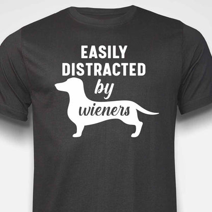 Easily Distracted By Wieners T-SHIRT