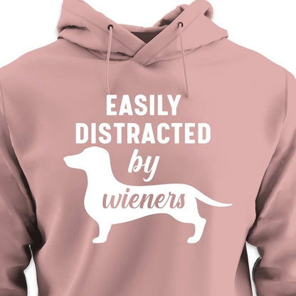 Easily Distracted By Wieners - HOODIE (Unisex)
