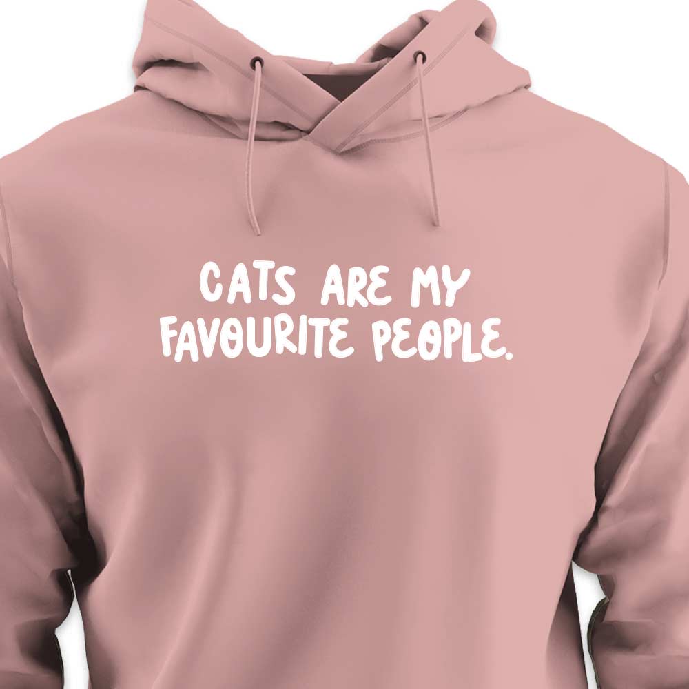 Cats Are My Favourite People  - HOODIE (Unisex)