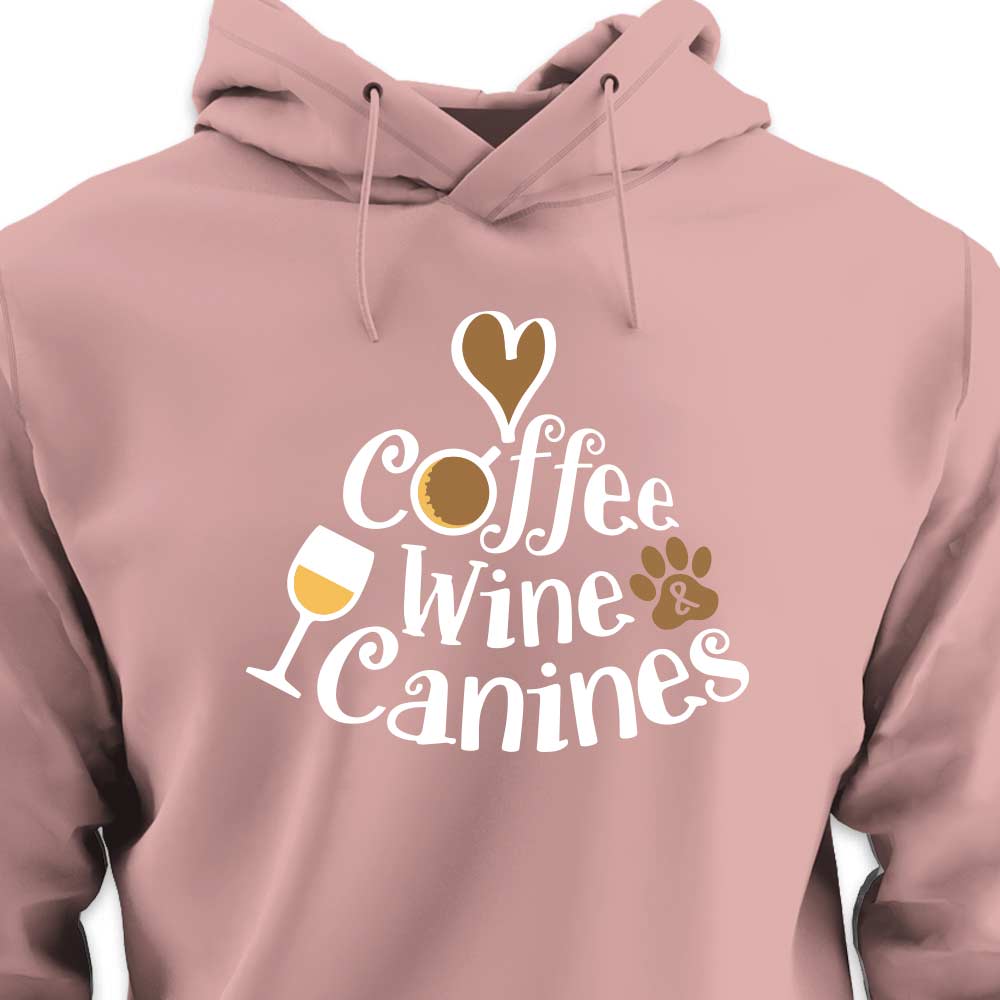Coffee, Wine & Canines - HOODIE (Unisex)