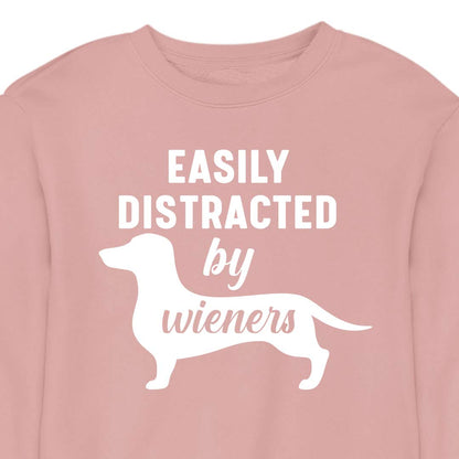 Easily Distracted by Wieners - CREWNECK (Unisex)