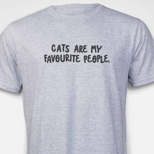 Cats Are My Favourite People T-SHIRT