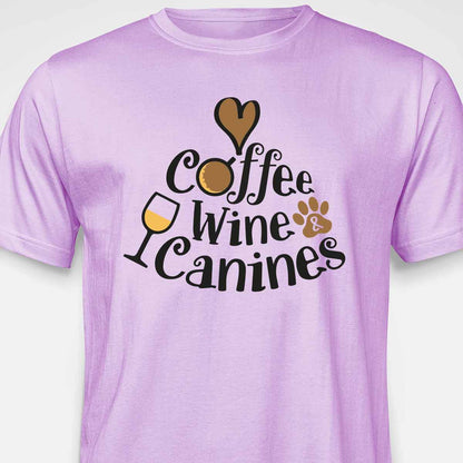 Coffee, Wine & Canines T-SHIRT