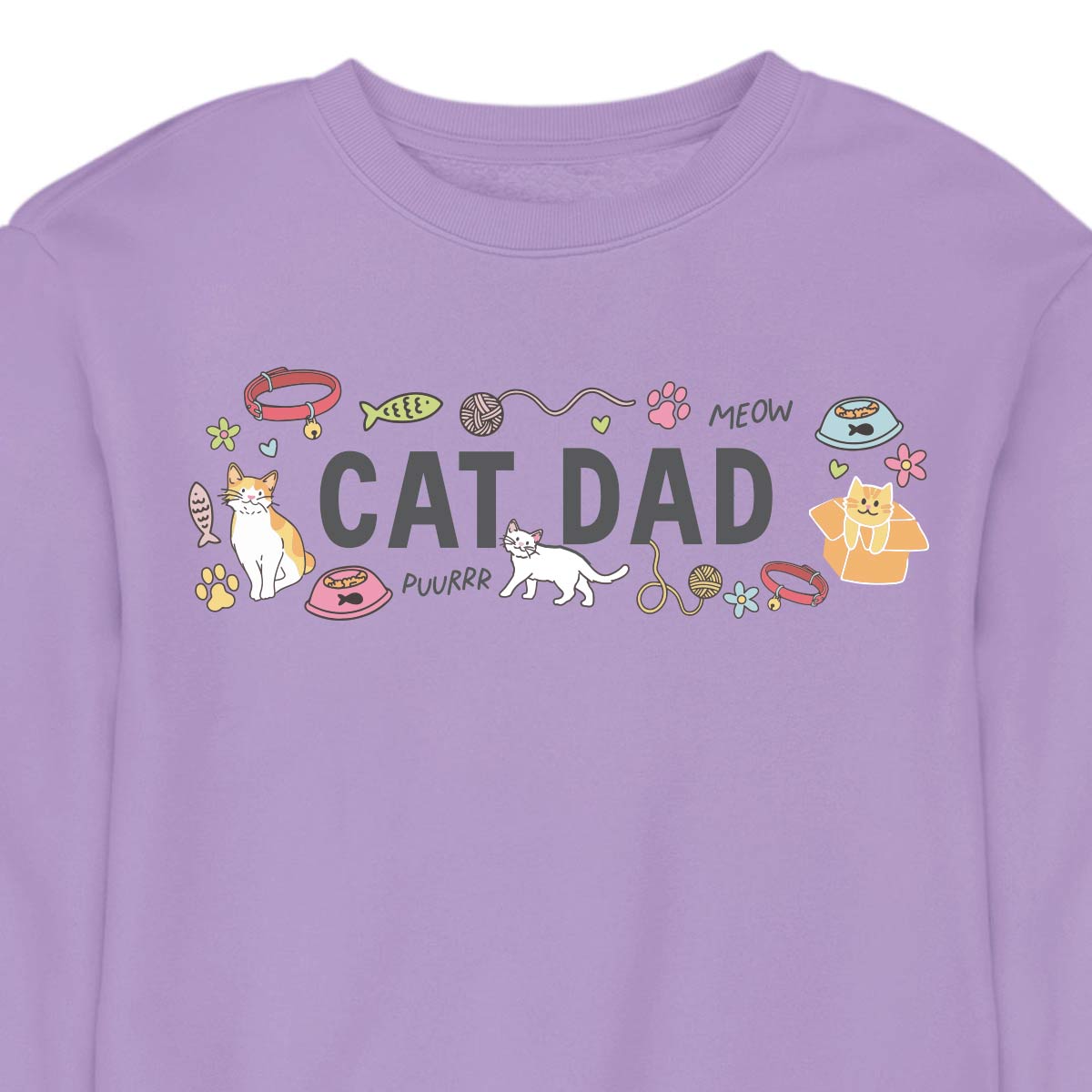 Cat Dad - CREWNECK (Unisex)