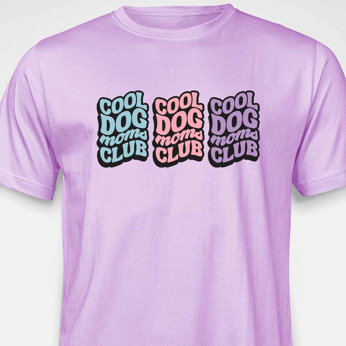 COOL DOG MOM CLUB 3 T-SHIRT