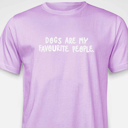 Dogs Are My Favourite People T-SHIRT