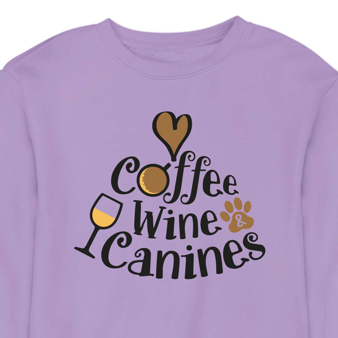 Coffee, Wine & Canines - CREWNECK (Unisex)