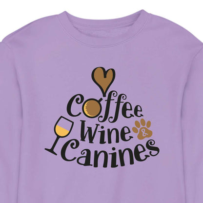 Coffee, Wine & Canines - CREWNECK (Unisex)