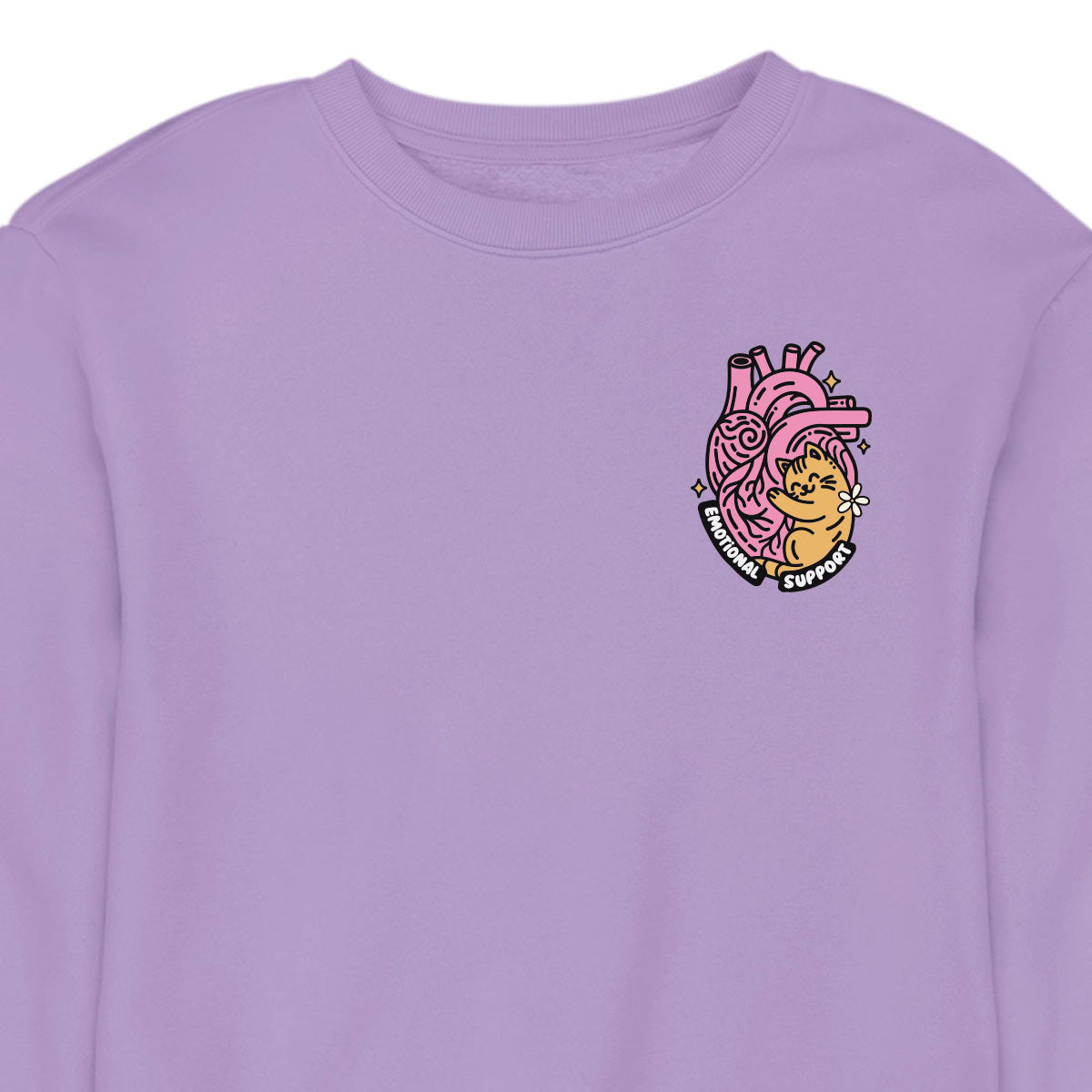 Emotional Support Cat - CREWNECK (Unisex)