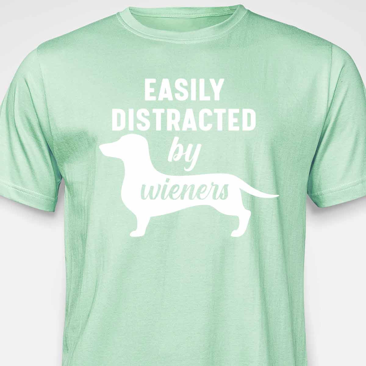 Easily Distracted By Wieners T-SHIRT