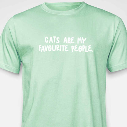 Cats Are My Favourite People T-SHIRT