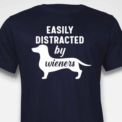 Easily Distracted By Wieners T-SHIRT