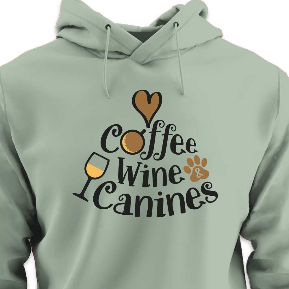 Coffee, Wine & Canines - HOODIE (Unisex)