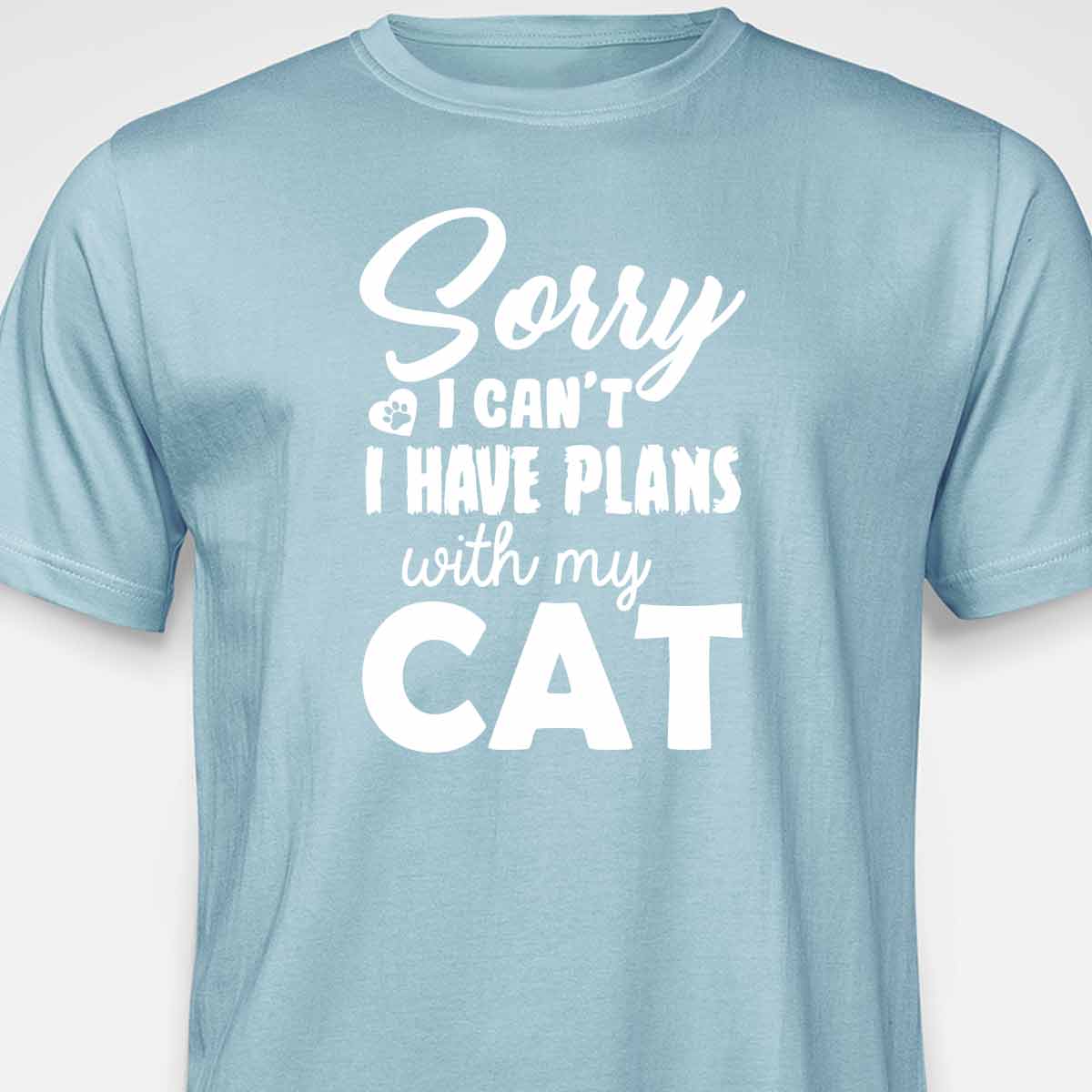 Sorry, I have Plans With My Cat T-SHIRT