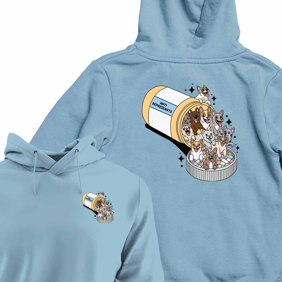 Doggie Anti-Depressant - HOODIE (Unisex)
