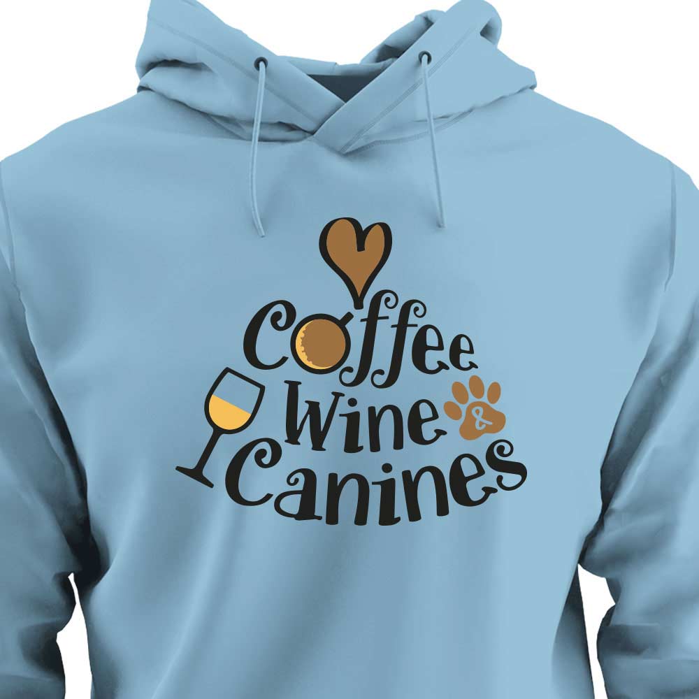 Coffee, Wine & Canines - HOODIE (Unisex)