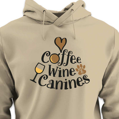 Coffee, Wine & Canines - HOODIE (Unisex)