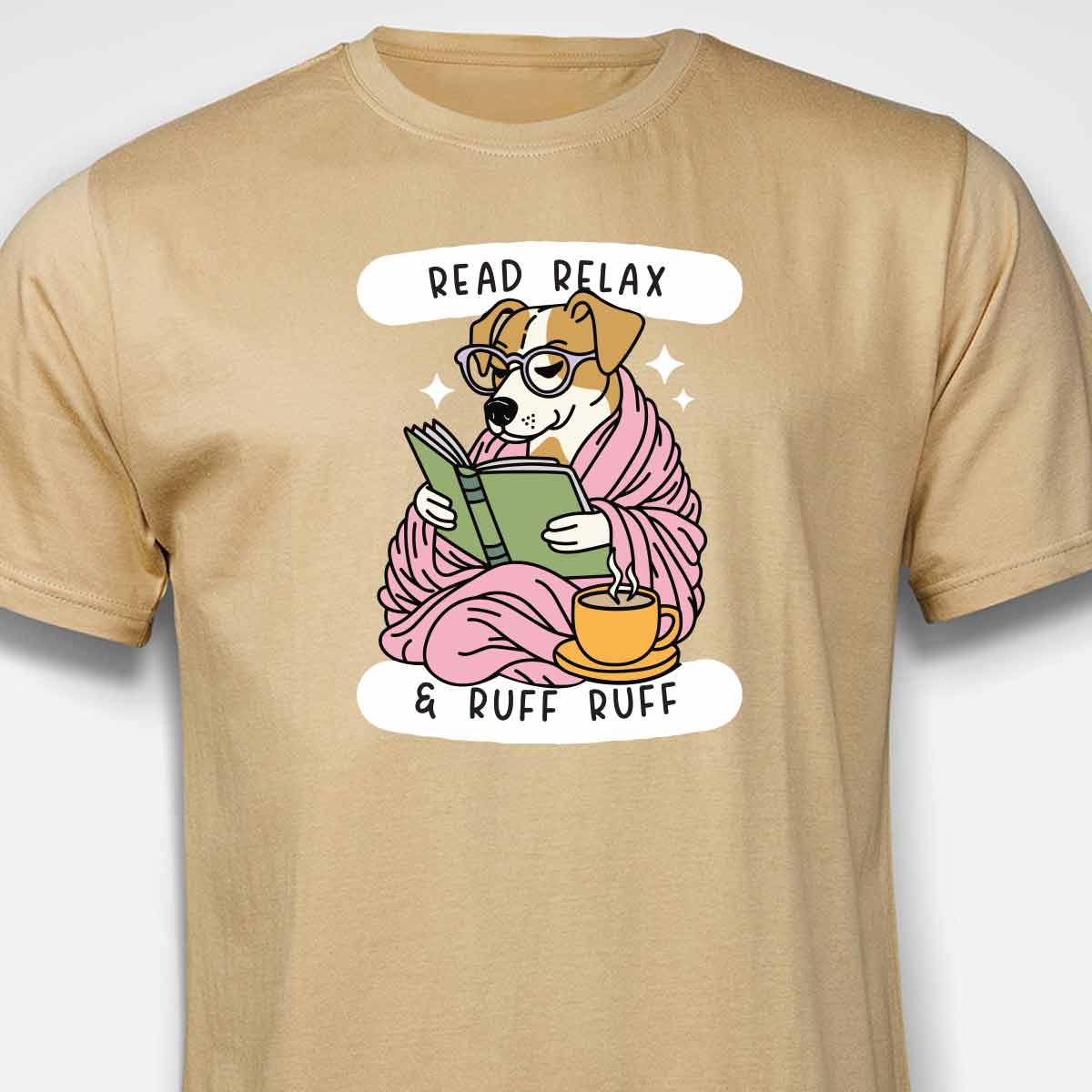 Cozy Reading Dog T-SHIRT