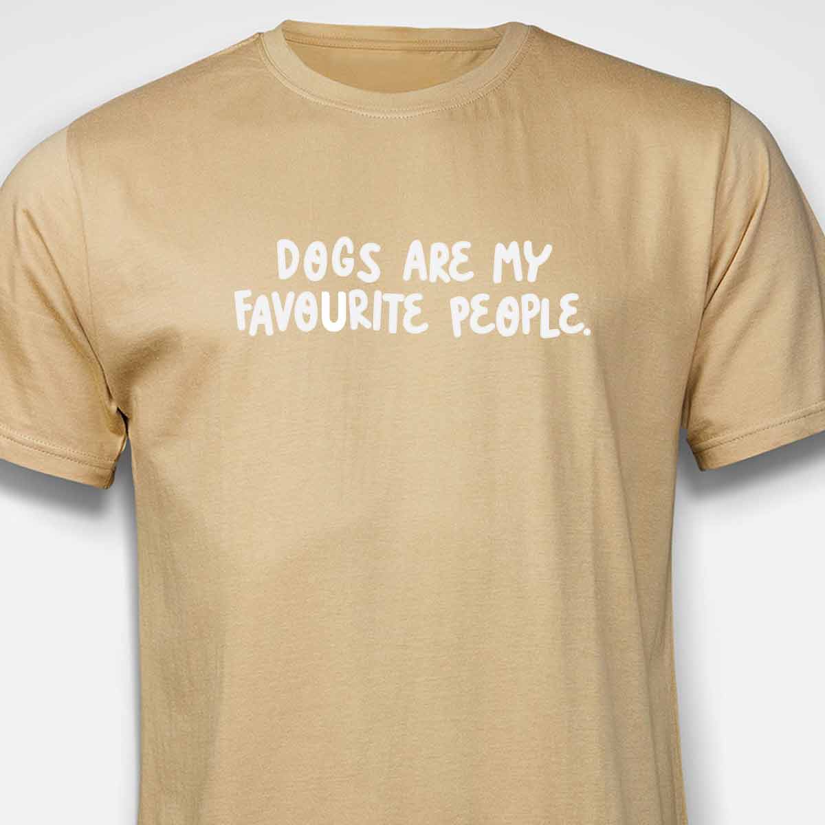 Dogs Are My Favourite People T-SHIRT