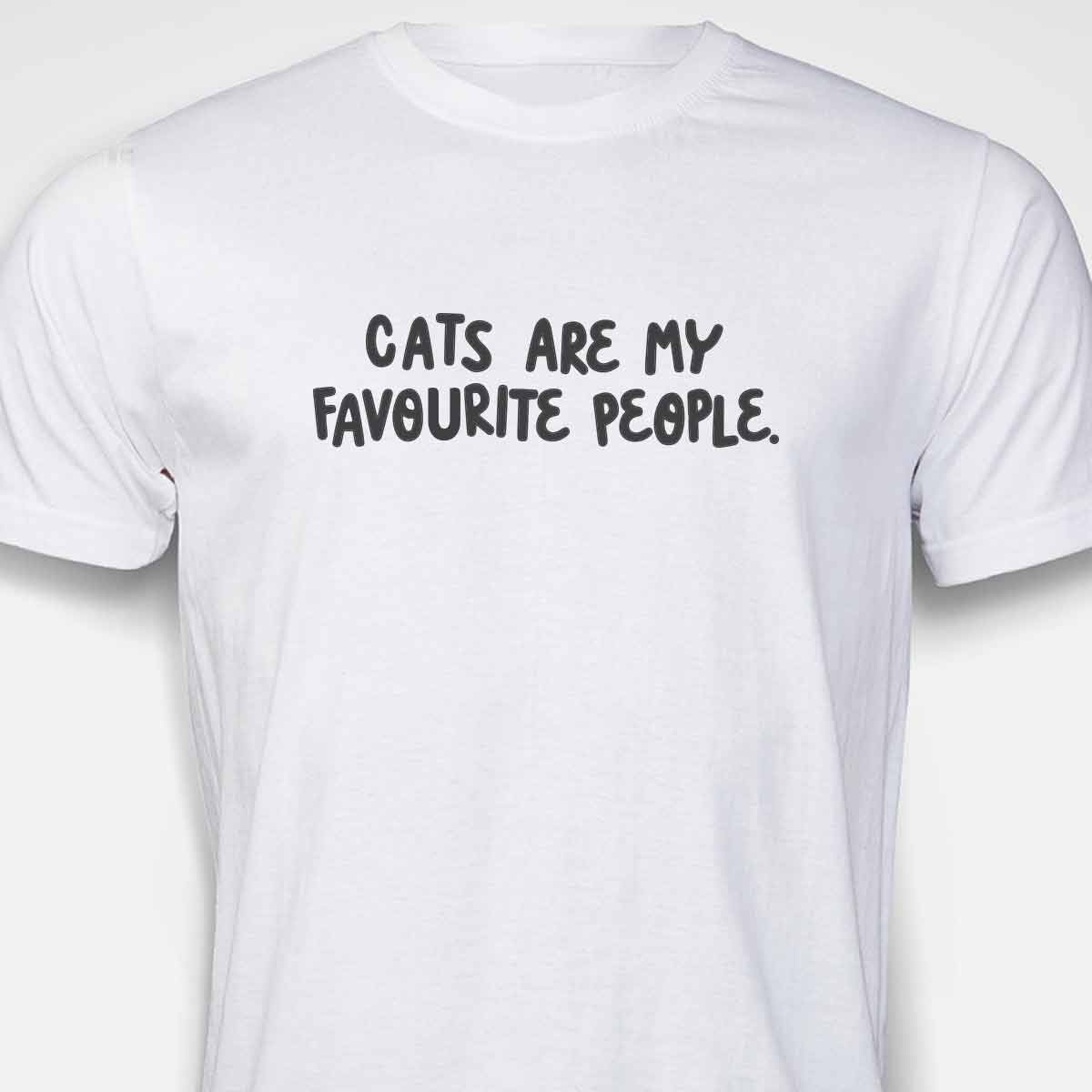 Cats Are My Favourite People T-SHIRT