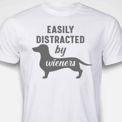 Easily Distracted By Wieners T-SHIRT