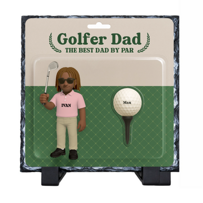 The Best Dad by PAR – Custom Design Slate Tile