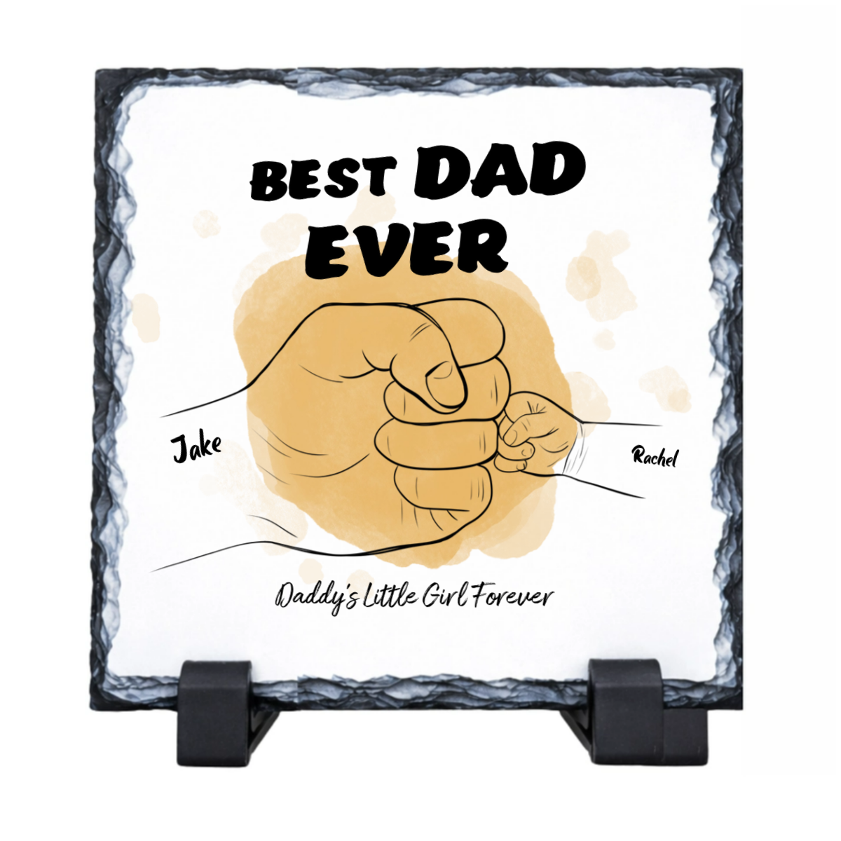 Best Dad Ever – Custom Design Slate Tile