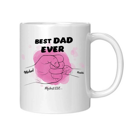 Best Dad Ever – Custom Names Mug