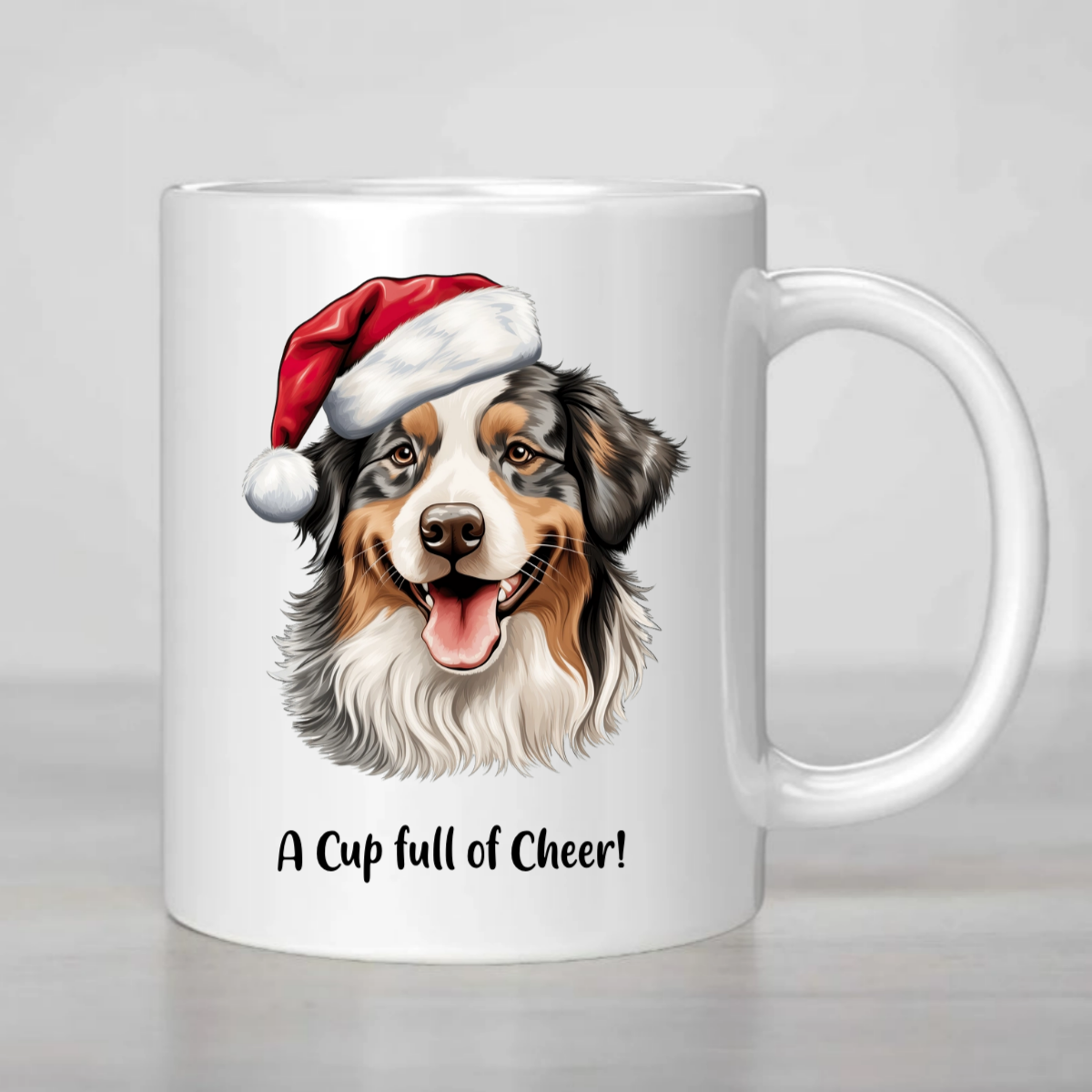 Doggy Face Christmas Mug