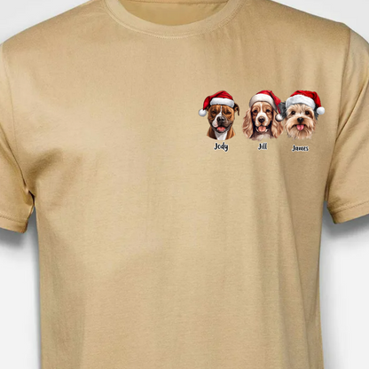 CUSTOMISABLE - Christmas Doggy Faces