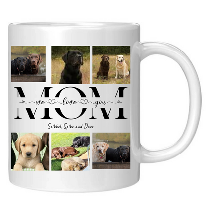 Mom, We Love You – Custom Photo Mug ❤️