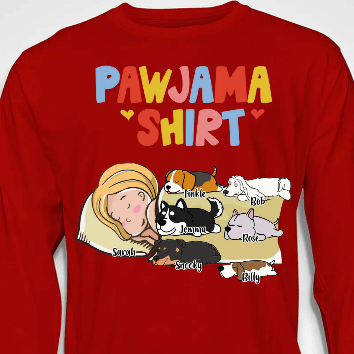 PAWJAMA Long Sleeve Shirt (Unisex)