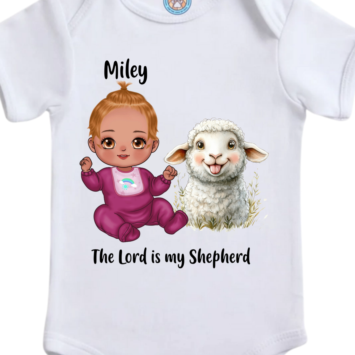 The Lord is  my Shepherd Onesie