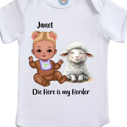 The Lord is  my Shepherd Onesie