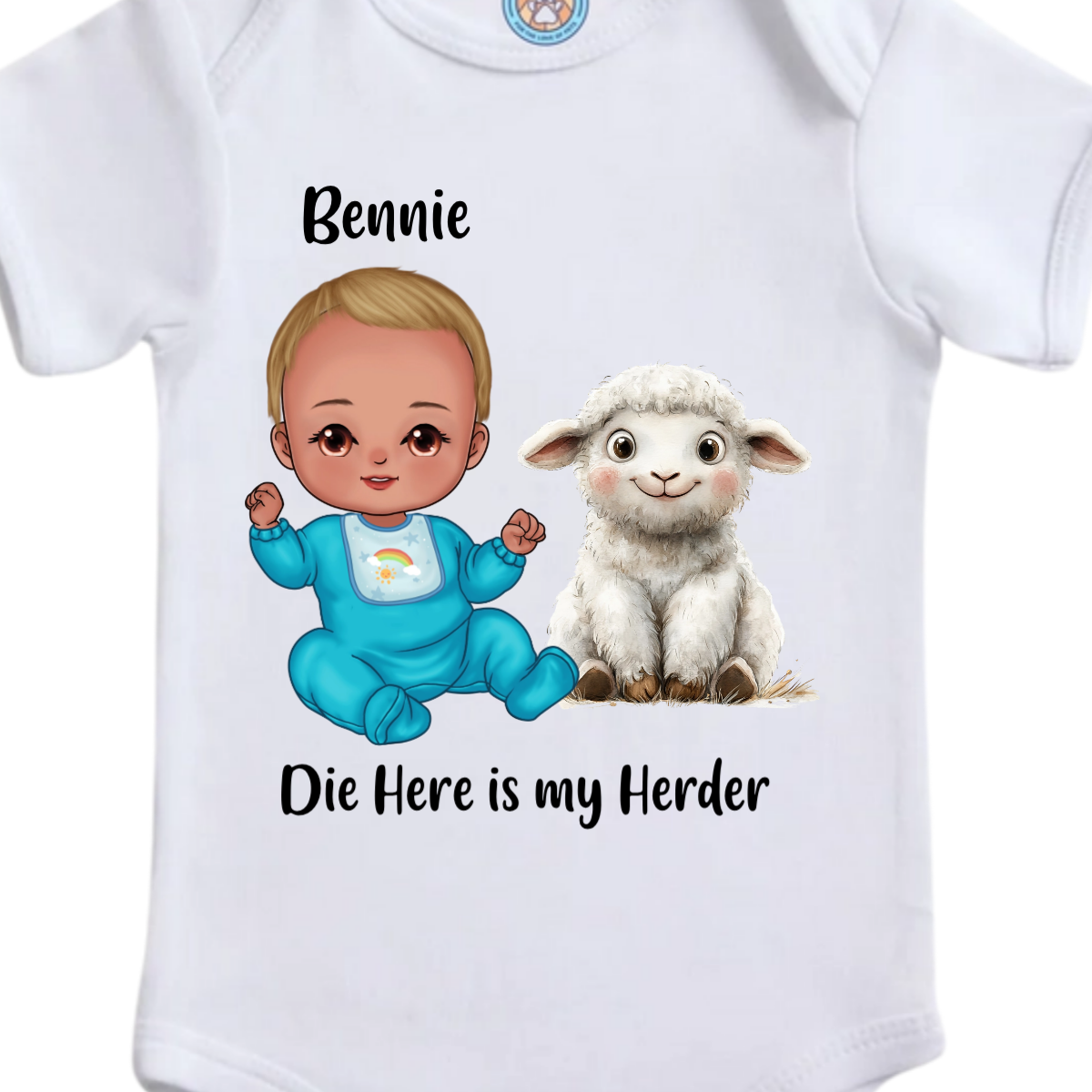 The Lord is  my Shepherd Onesie